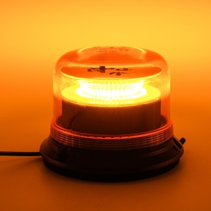 New Factory Beacon Magnetic LED Warning Lamp 24V 24W RetroFit <strong>Flashing</strong> Light 3 <strong>Bolts</strong> Amber Light Cars Car Light Accessories - Product Image 1