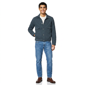 <b>Long</b> Sleeve Best Selling Stylish <b>Men</b> Wear Denim <b>Jacket</b> Best Selling New Design Wholesales <b>for</b> Sale OEM Wholesale Price - Product Image 1