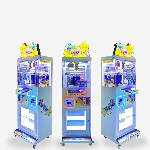 Quality Clip Prize Gift Claw Machine Game Vending Coin Operated Gift Game Machine Custom logo Claw Vending Prize Machine