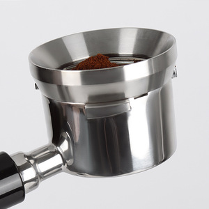 Dispensador de café en polvo de acero inoxidable con clips para molinillos de espresso universal 515x358mm - Product Image 1