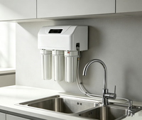 Purificateur d'eau domestique à osmose inverse avec affichage intelligent et réservoir de pression d'eau