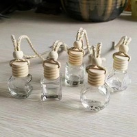 8Ml 10Ml, diffuseur suspendu vide, désodorisant de voiture, flacon de parfum en verre