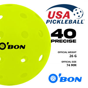 O'BON toptan açık 40-Hole Pickleball topu dikişsiz plastik rekabet topları USAPA standart üst ürünler ve tedarikçiler - Product Image 2