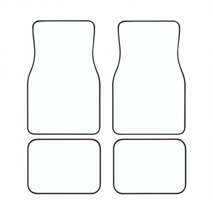 Tapis de sol auto sur mesure en polyester et PVC, à poils coupés, pour voitures, couleur unie, forme rectangulaire - Product Image 1