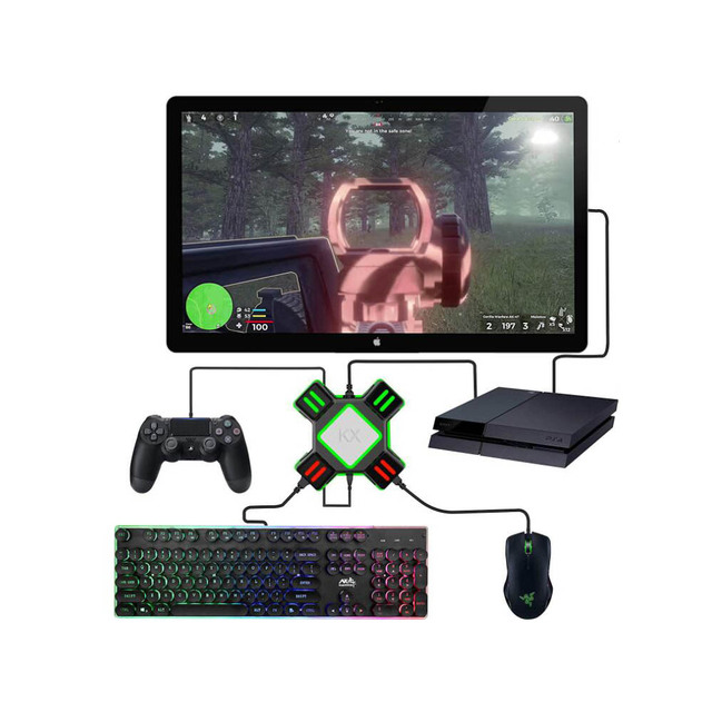 For PS4 Keyboard Mouse Adapter for PS3 Xboxes One Switch Controller Converter Game Accessories
