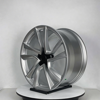 Jantes LK 21x10.0 5x127 ET45 Flow Formed, finition noir brillant, légères, haute performance, pour SUV grand format, directement de l'usine.
