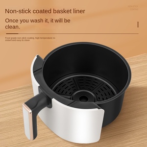 Friteuse à air moderne 4,5 L en plastique, grande capacité, pour frites, four de cuisson domestique, friteuse électrique multifonctionnelle avec protection contre la surchauffe, idéale pour les hôtels - Product Image 6