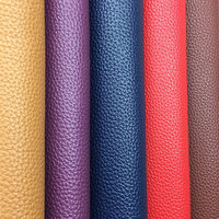 Rouleau de similicuir PVC gaufré effet litchi, écologique, imperméable, séchage rapide, anti-plis, pour automobile, vente en gros directe usine