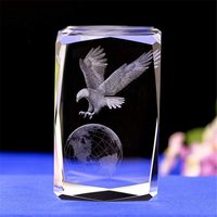 Machine de gravure laser sur cristal photo 3D pour souvenirs, photomaton, utilisation en kiosque