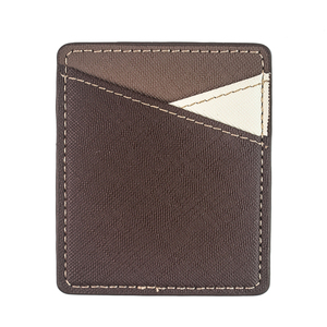 Soporte de tarjeta de crédito de cuero premium Stick On Wallet para iPhone y <span class=keywords><strong>Android</strong></span> Smartphones cubiertas de teléfonos móviles - Product Image 6