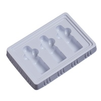 Boîte d'emballage PET blister en PVC blanc sur mesure avec plateau intérieur transparent pour blush parfum montre poisson carte affichage artisanat utilisation