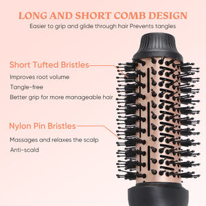 Sèche-cheveux <span class=keywords><strong>brosse</strong></span> 5 en 1 <span class=keywords><strong>Brosse</strong></span> <span class=keywords><strong>rotative</strong></span> <span class=keywords><strong>soufflante</strong></span> <span class=keywords><strong>Brosse</strong></span> ronde Sèche-cheveux Volumiseur <span class=keywords><strong>Brosse</strong></span> à air chaud Boucleur et lisseur <span class=keywords><strong>Brosse</strong></span> 110V à 240V - Product Image 4