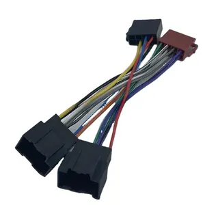 Cable de alimentación principal Chevrolet, cable de conversión ISO de doble cabezal, grupo de cables de conexión, arnés de coche