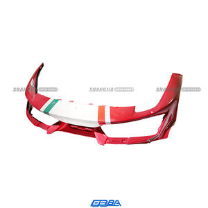 Kit de carrosserie automobile, pièces automobiles démontées, système de carrosserie automobile, pare-chocs avant rouge pour Ferrari 488 Pista 89270710 - Product Image 2