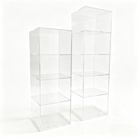 Présentoir de comptoir en acrylique transparent pour brochures, dépliants et prospectus – Idéal pour les bureaux, réceptions et halls d'accueil
