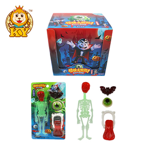Golosinas de Goma con Forma de Calavera, Murciélago y Lengua con <span class=keywords><strong>Ojos</strong></span> Brillantes y Sabor a Fruta para Halloween, Venta al por Mayor - Product Image 1