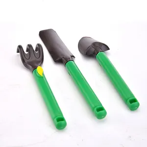 Children's Gardening Tools Set - Long Shovel,Short Shovel,and Rake (3-Piece Set) - Mini Shovel and Flower Planting Tool Set