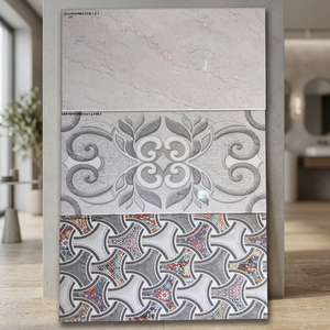 Azulejos de Pared para Baño de Cerámica Gris Oscuro de 300x600 mm, 12x24, Brillantes, Rústicos, de Porcelana, Diseño Interior Digital, Garantía de 5 Años, Venta al por Mayor - Product Image 3