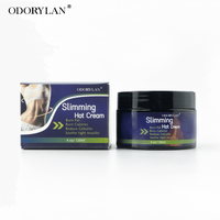 Crème Amincissante Professionnelle Anti-Cellulite et Raffermissante pour la Taille, l'Abdomen et les Fesses, Crème Chaude Brûle-Graisse pour Massage Corporel