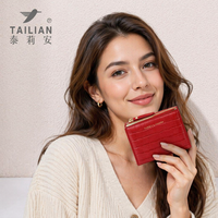 Dompet Gadis Lucu yang Laris Terjual, Pola Batu Portabel, Tempat Kartu Tipis Baru dan Pendek.