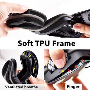 แว่นตาสกีเด็ก HUBO 166B ป้องกันความปลอดภัย  โลโก้สั่งทำได้  แฟชั่นสำหรับเด็ก  เลนส์สีชมพู  กรอบอื่นๆ  ขนาดเล็ก  ป้องกันฝ้า  ป้องกันรังสียูวี - Product Image 5