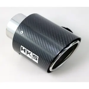 Hot product Performance style Carbon fiber Exhaust tip for auto car muffler exhaust modify fashion black tail pipe