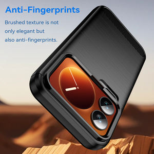 Pour Xiaomi 17 <span class=keywords><strong>Pro</strong></span> Case 2025, Brossé Ligne Fibre De Carbone Texture Antichoc Souple TPU Mobile Téléphone Couvre pour Xiaomi Mi 17 <span class=keywords><strong>Pro</strong></span> <span class=keywords><strong>Max</strong></span> - Product Image 4