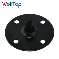 WELLTOP Promotion : Plaque de fixation pour pieds de meubles, support métallique pour pieds de canapé et pieds de table en bois