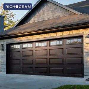 <span class=keywords><strong>Porte</strong></span> <span class=keywords><strong>de</strong></span> <span class=keywords><strong>garage</strong></span> intelligente en alliage d'aluminium RICHOCEAN, contemporaine, <span class=keywords><strong>de</strong></span> haute qualité, avec isolation et fenêtres - Product Image 2