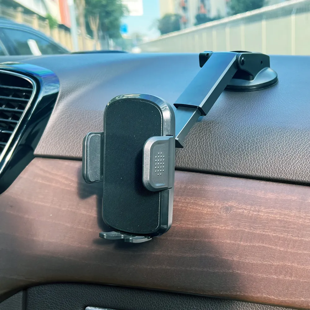 Suporte para painel de controle de telefone celular, braço longo para montagem em carro, acessório automotivo para para-brisa, suporte para celular