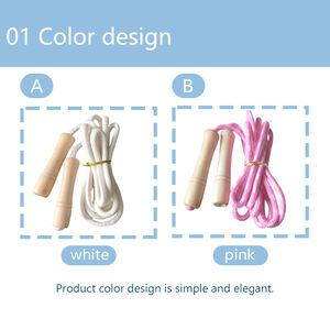 <span class=keywords><strong>Corde</strong></span> à <span class=keywords><strong>sauter</strong></span> en coton, tressée, réglable, <span class=keywords><strong>pour</strong></span> améliorer la force et l'exercice musculaire, vente en gros, livraison gratuite - Product Image 2