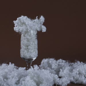 PET chai tái chế Polyester STAPLE sợi Nệm polyester sợi polyfill nhồi không có silicon HC 6D 7D 64mm 51mm sợi - Product Image 4