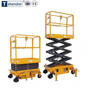 Plateforme élévatrice mobile à ciseaux, mini, 4m, 240kg, pour atelier intérieur, réparation, prix de gros, qualité garantie - Product Image 4