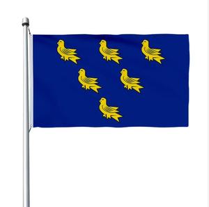 Drapeau des î<span class=keywords><strong>les</strong></span> Turcs et Caïcos, drapeau extérieur personnalisé 3x5 pieds, bannière imprimée simple face, design personnalisé, drapeau <span class=keywords><strong>de</strong></span> bienvenue pour la cour - Product Image 6