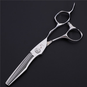 Ciseaux de coiffure personnalisés 62 mm, ciseaux à effiler pour droitiers, en acier inoxydable 440C, pour usage professionnel - Product Image 4