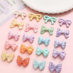 ลูกปัดอะคริลิครูปผีเสื้อรูปดาวสีรุ้งแบบ DIY สำหรับห้อยพวงกุญแจสายคล้องโทรศัพท์ชุบสี UV - Product Image 2