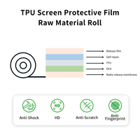 Film Hydrogel TPU Ultra-Fin Souple 3 Couches Auto-Réparant HD Transparent Anti-Choc Étanche Anti-Traces de Doigts pour Téléphone Portable (Vente en Gros)