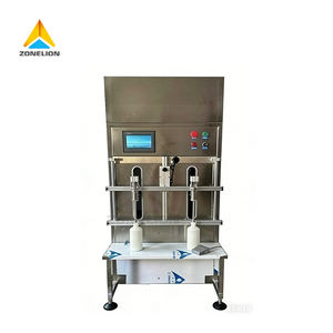 Machine de remplissage de liquides quantitative à <span class=keywords><strong>2</strong></span> têtes avec volume réglable pour divers liquides - Product Image 1