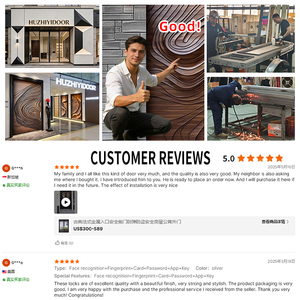 Portes de sécurité blindées en aluminium double couche, style américain, personnalisées, pour maison et villa, modèle OEM PSL 2026 - Product Image 5