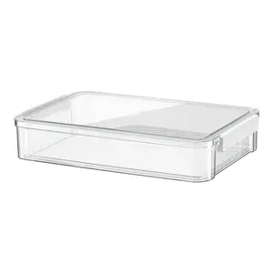 Desktop organizer box Household drawer sorting storage transparent office data organizing