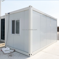 Maison préfabriquée en conteneur plat 10X20 maison en conteneur plat Camps d'ingénierie de construction maison modulaire en conteneur plat