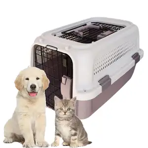 Nouveauté, caisse portable pour chien, cages durables pour chien, cage de transport pour chiot et lapin