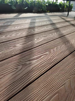 Chine Usine Maison Conteneur Dédié Extérieur PVC Revêtement de Sol Composite Terrasse Plancher en Bois Ingénierie Terrasse Composite