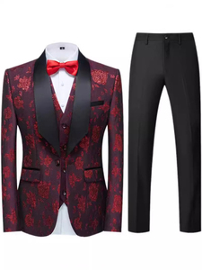 Robe de soirée pour <span class=keywords><strong>homme</strong></span>, <span class=keywords><strong>costume</strong></span> de marié, ensemble trois pièces avec <span class=keywords><strong>gilet</strong></span> et pantalon, taille M-6XL - Product Image 3