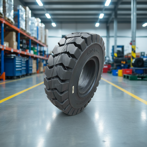 ठोस फोर्कलिफ्ट टायर 5.00-8 6.50-10 6.00-9 7.00-12 कारखाने चीन में बने लंबे जीवन औद्योगिक टायर - Product Image 2