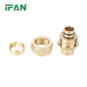 Raccords à compression en laiton IFAN Connexion rapide PE 1/2 pouce Raccords en laiton Pex pour la connexion de tuyaux en <span class=keywords><strong>cuivre</strong></span> standard américain - Product Image 3
