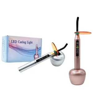Wireless Dental Curing Light 5W Led 1,400mW/cm2 Constant Light Three Modes Curing Lamp For Teeth Whitening Dental Equipment