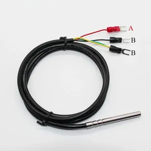 High Accuracy PT100 Rtd Temperature Sensor SUS304 4*30MM Waterproof Thermal Detector Shielded PTFE 4 Wire 2.5m 4m