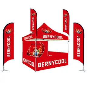 Free shipping custom logo print New material Luxury 600D event canopy tent