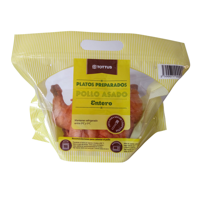 Zipper Stand Up Pouch Food Packaging Fresh, Ziplock Stand Up Fried Food Bag, Stand Up slider handle pack